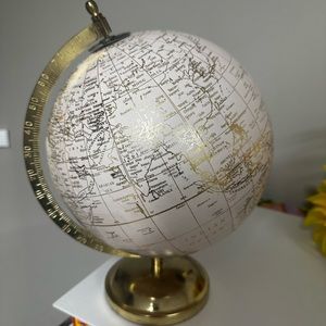 Hobby Lobby pink and gold globe